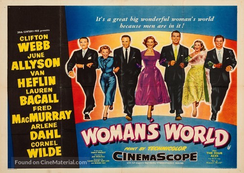 Woman&#039;s World - British Movie Poster