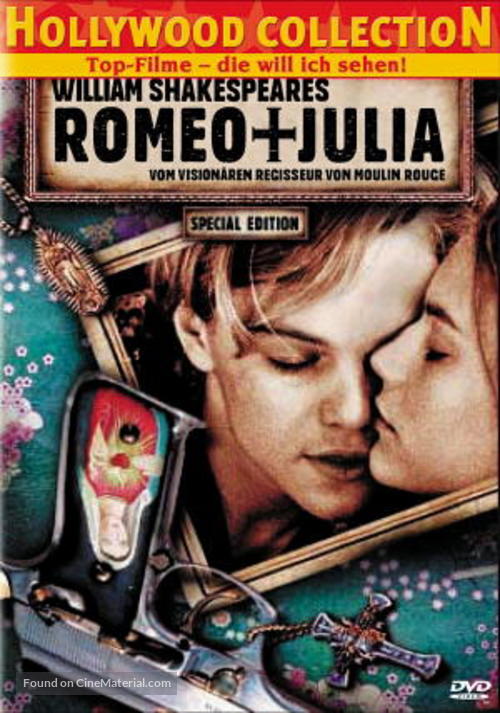 Romeo + Juliet - German DVD movie cover