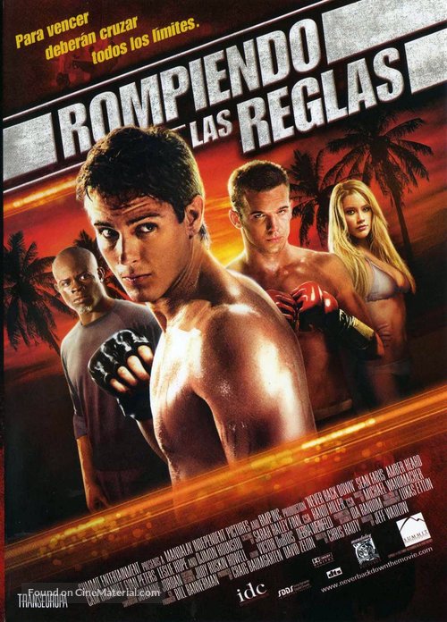 Never Back Down - Spanish Movie Poster