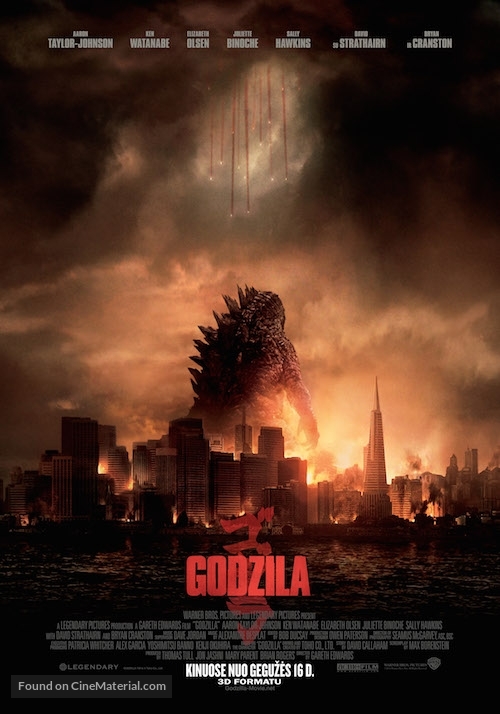 Godzilla - Lithuanian Movie Poster