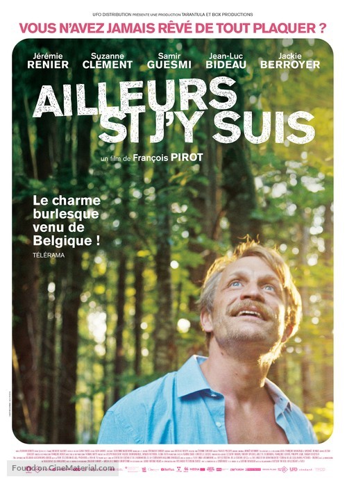 Ailleurs si j&#039;y suis - French Movie Poster