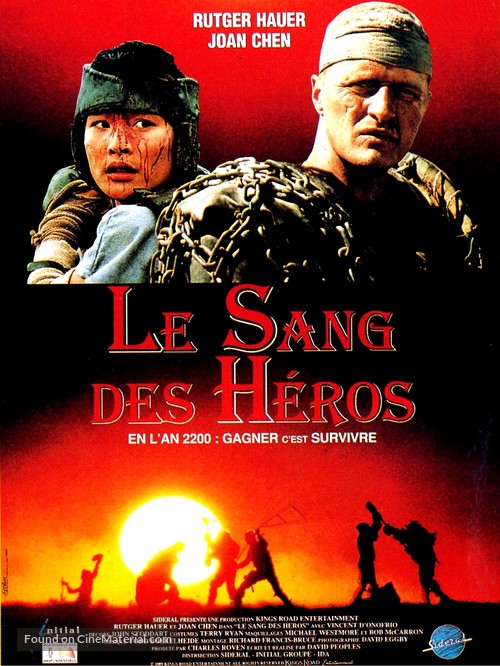 The Blood of Heroes - French Movie Poster