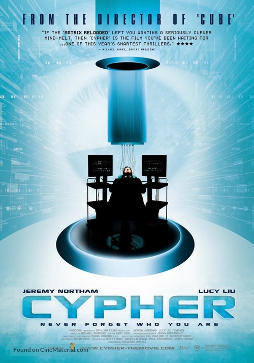 Cypher - Australian Movie Poster