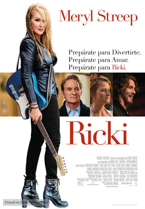 Ricki and the Flash - Spanish Movie Poster