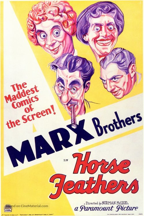 Horse Feathers - Theatrical movie poster