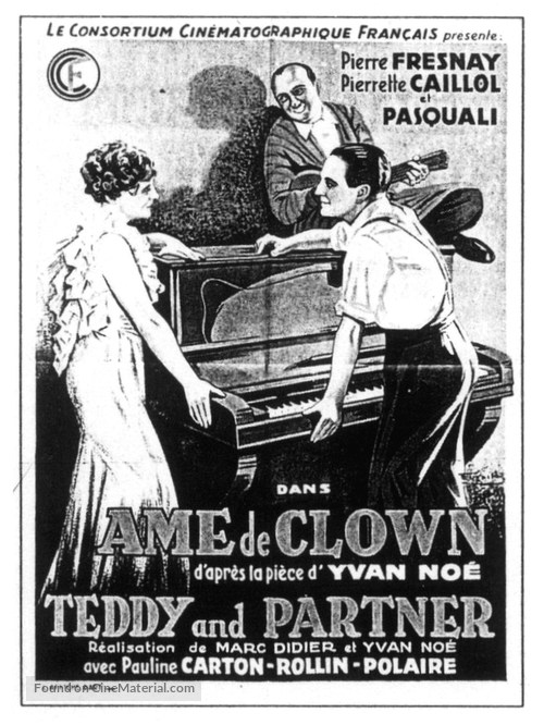 &Acirc;me de clown - French Movie Poster