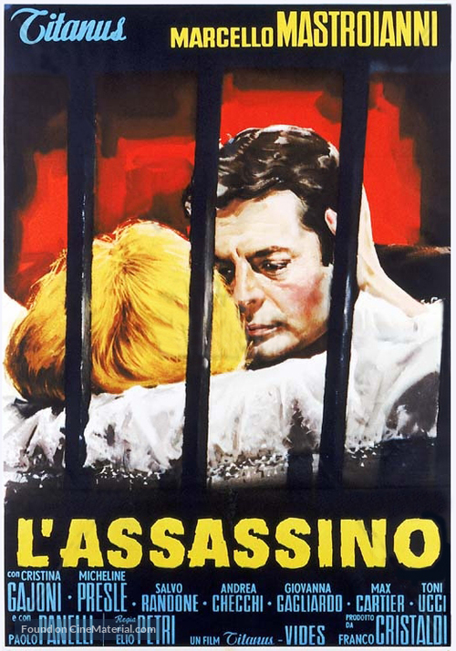 L&#039;assassino - Italian Movie Poster