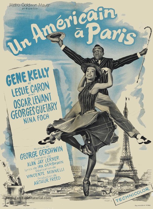 An American in Paris - French Movie Poster