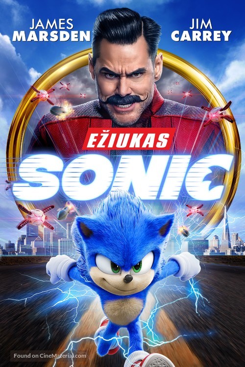 Sonic the Hedgehog - Lithuanian Video on demand movie cover