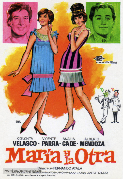 Las locas del conventillo - Spanish Movie Poster