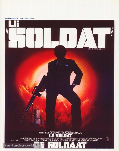 The Soldier - Belgian Movie Poster