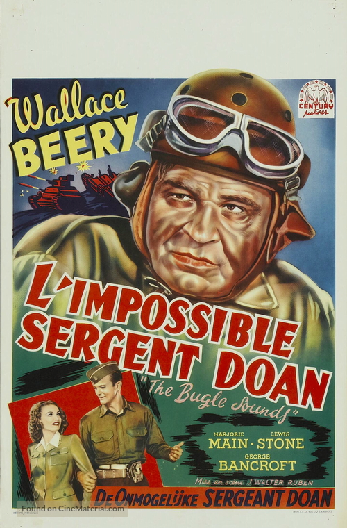 The Bugle Sounds - Belgian Movie Poster