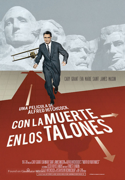 North by Northwest - Spanish Movie Poster