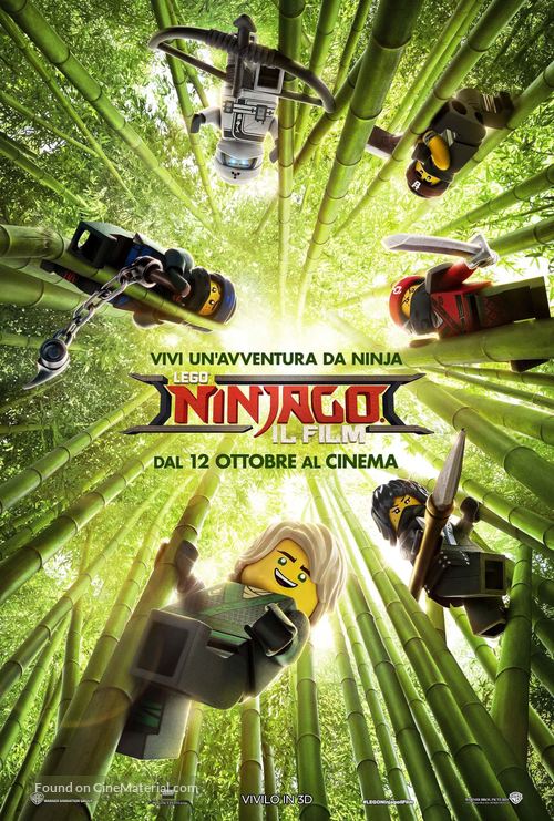 The Lego Ninjago Movie - Italian Movie Poster