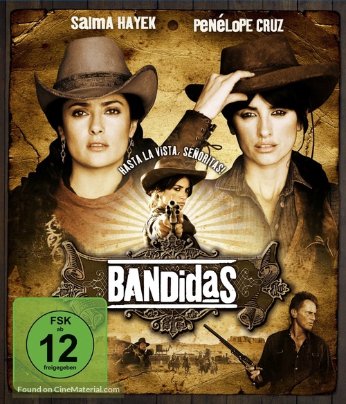 Bandidas - German Blu-Ray movie cover