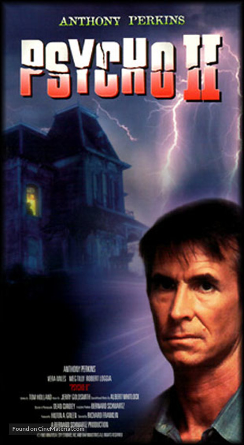 Psycho II - VHS movie cover