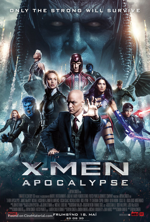 X-Men: Apocalypse - Icelandic Movie Poster