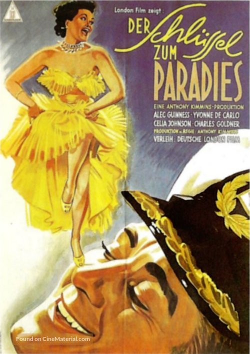 The Captain&#039;s Paradise - German Movie Poster