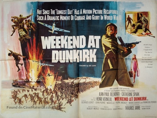 Week-end &agrave; Zuydcoote - British Movie Poster
