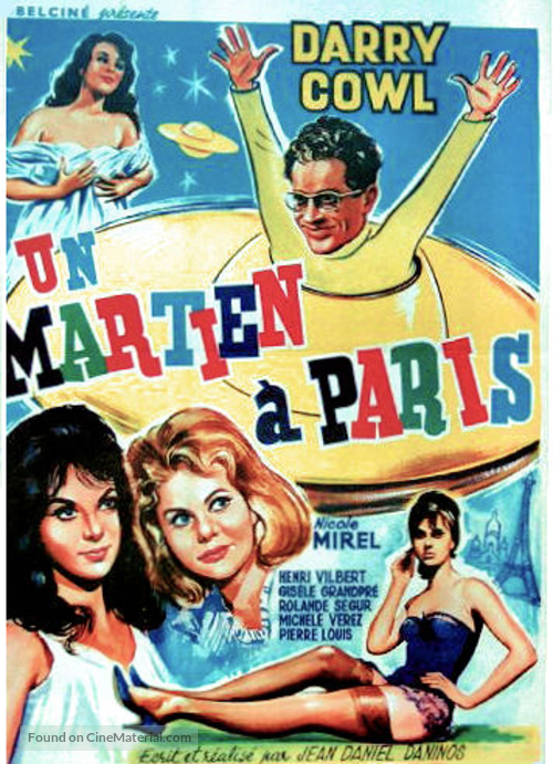 Un Martien &agrave; Paris - Belgian Movie Poster