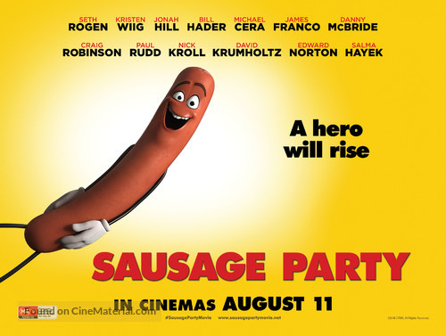 Sausage Party - Australian Movie Poster