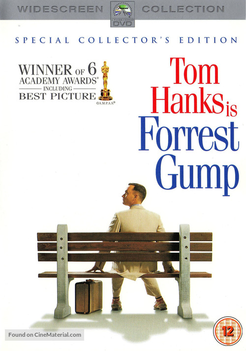 Forrest Gump - British DVD movie cover