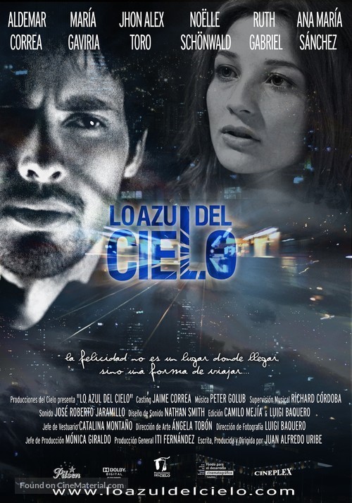 Lo Azul Del Cielo - Colombian Movie Poster