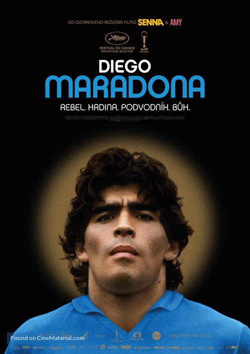 Diego Maradona - Czech Movie Poster