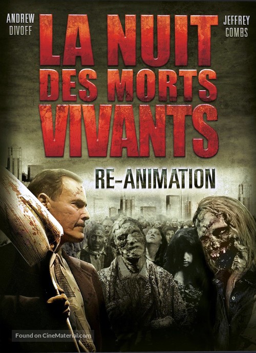 Night of the Living Dead 3D: Re-Animation - French DVD movie cover