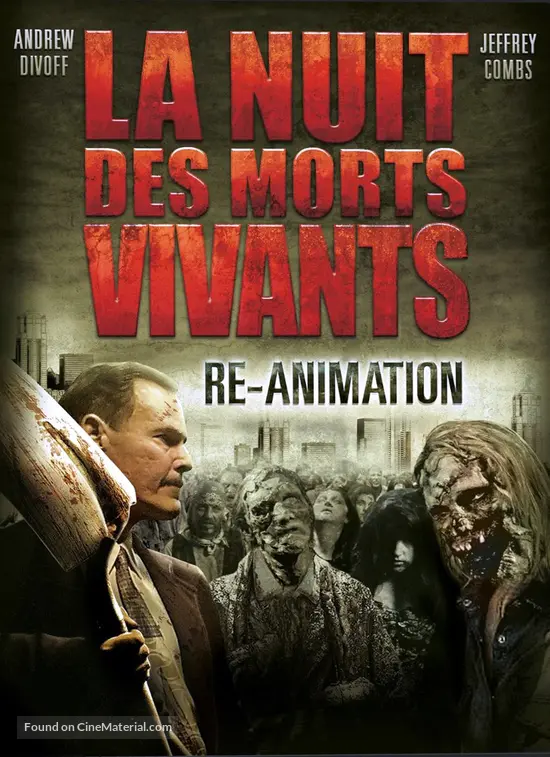 Night Of The Living Dead 3d Re Animation 2012 French Dvd Movie Cover