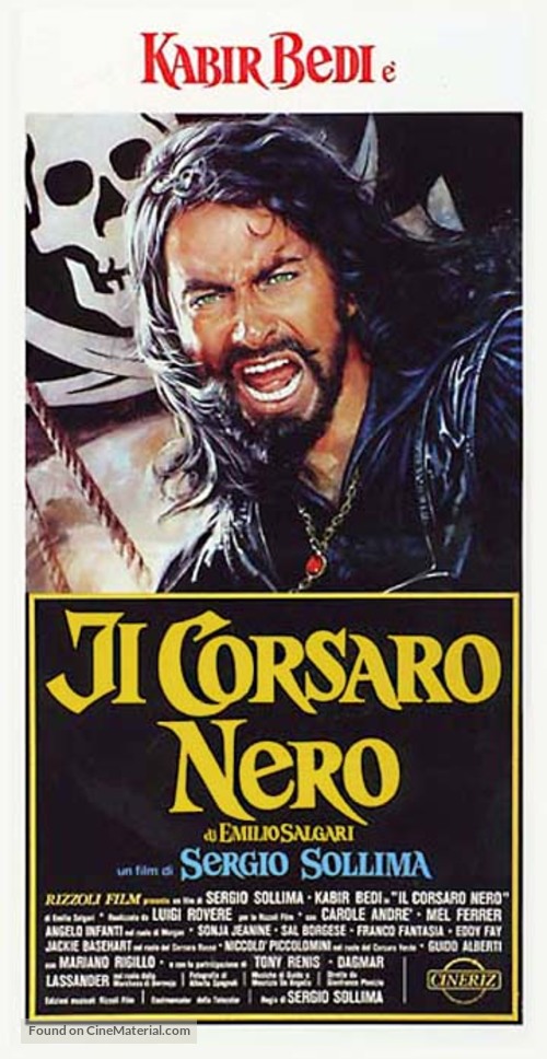 Corsaro nero, Il - Italian Movie Poster