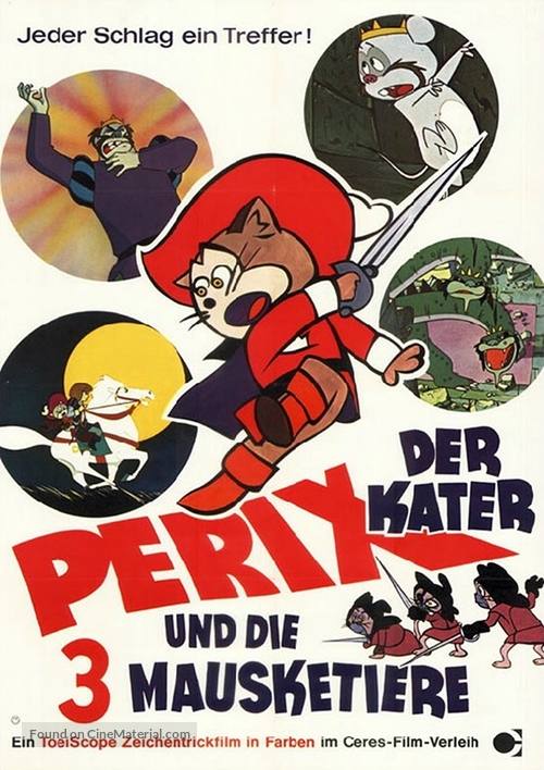 Nagagutsu o haita neko - German Movie Poster