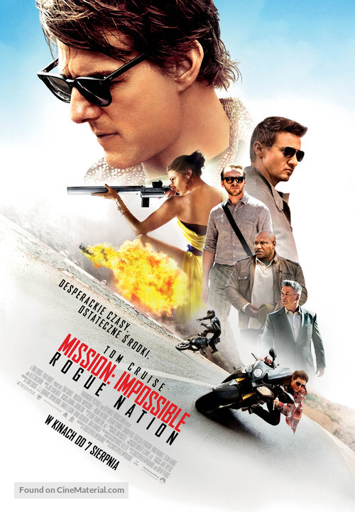 Mission: Impossible - Rogue Nation - Polish Movie Poster