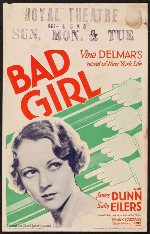 Bad Girl - Movie Poster