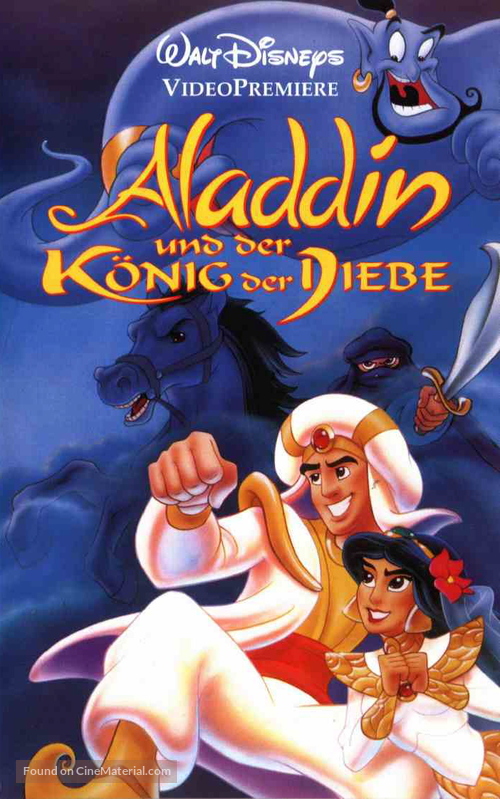 Aladdin And The King Of Thieves - German VHS movie cover