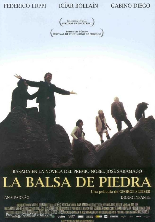 La balsa de piedra - Spanish Movie Poster