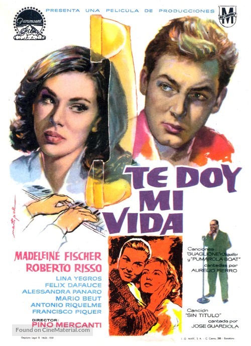 L&#039;ultima canzone - Spanish Movie Poster