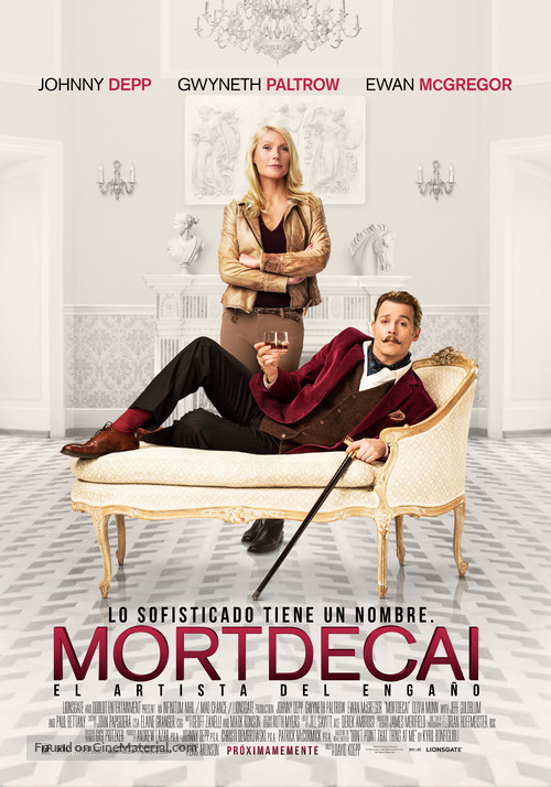 Mortdecai - Chilean Movie Poster