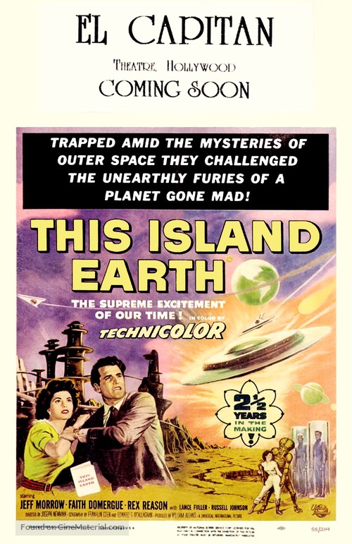 This Island Earth - Movie Poster