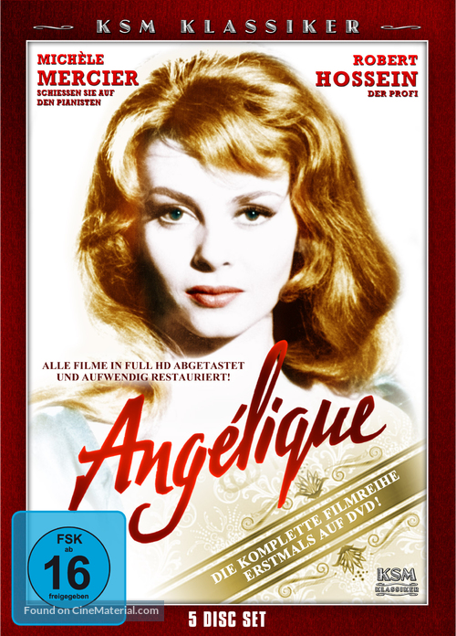 Merveilleuse Ang&eacute;lique - German DVD movie cover