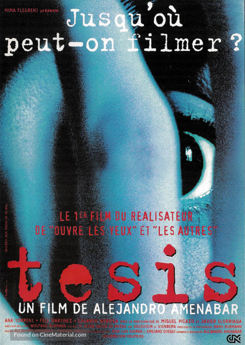 Tesis - French DVD movie cover