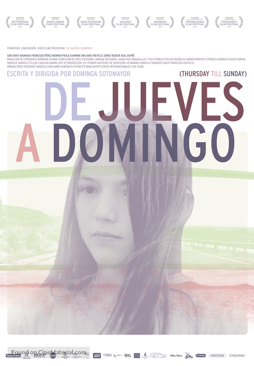 De jueves a domingo - Spanish Movie Poster