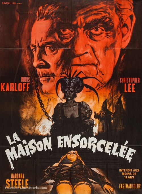Curse of the Crimson Altar - French Movie Poster