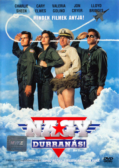 Hot Shots - Hungarian DVD movie cover