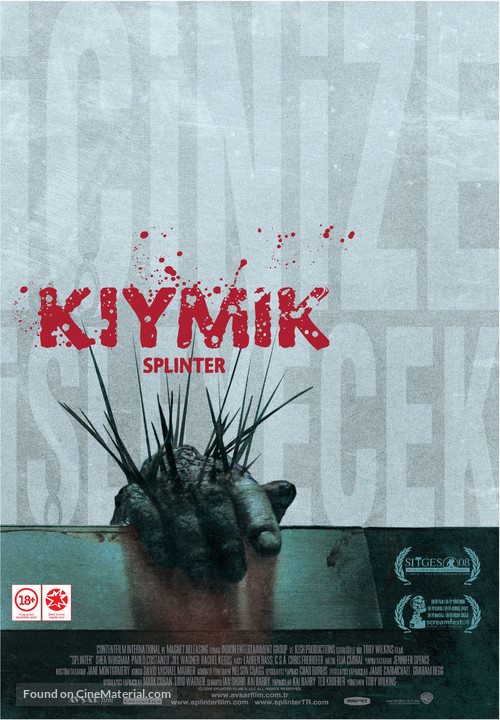 Splinter - Turkish Movie Poster