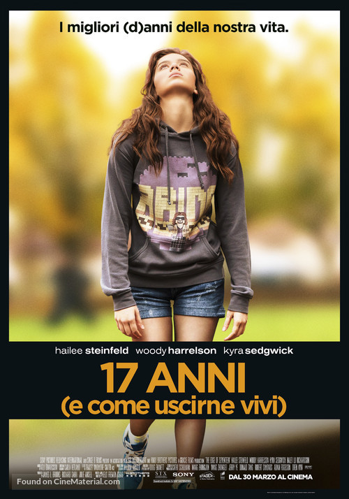 The Edge of Seventeen - Italian Movie Poster
