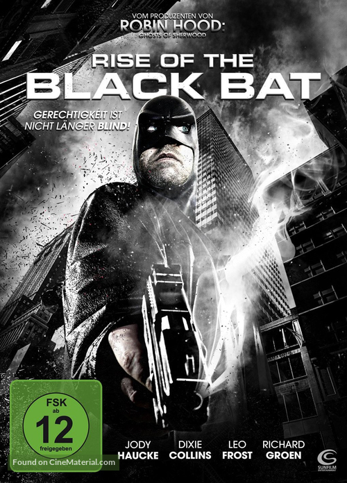Rise of the Black Bat - German DVD movie cover