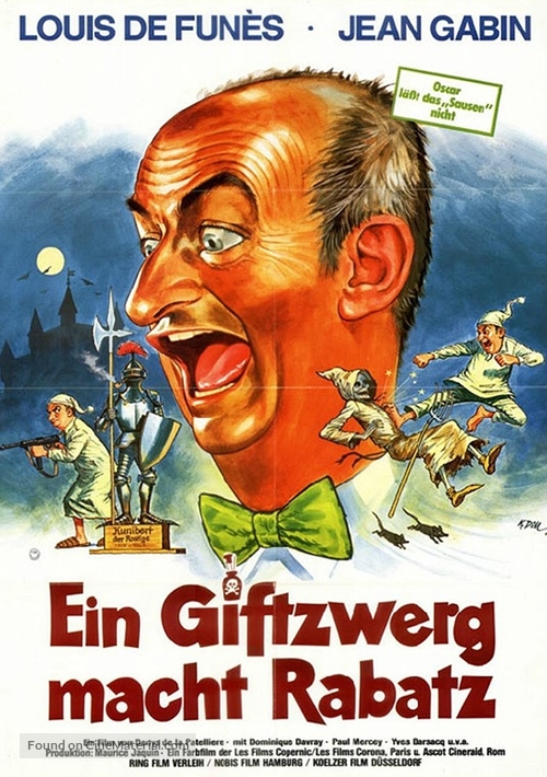Le tatou&eacute; - German Movie Poster