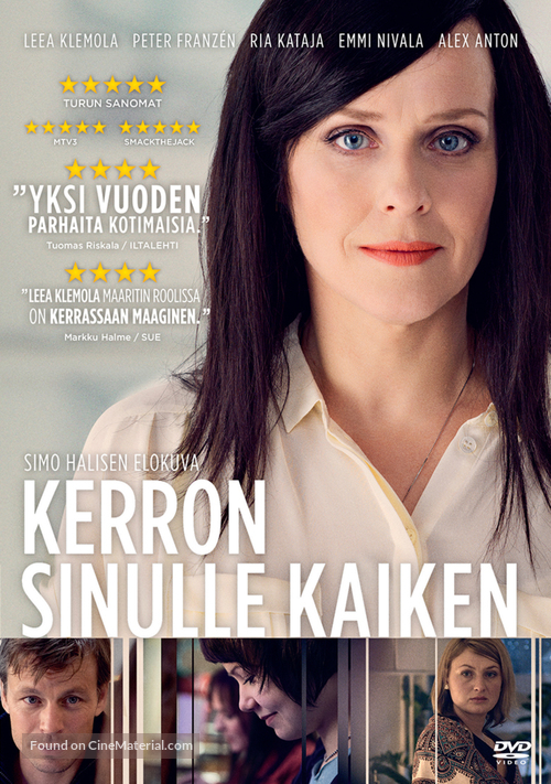 Kerron sinulle kaiken - Finnish DVD movie cover