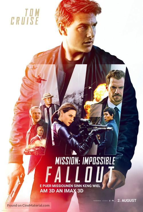 Mission: Impossible - Fallout - Luxembourg Movie Poster